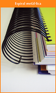 Espiral met&agrave;l&middot;lica